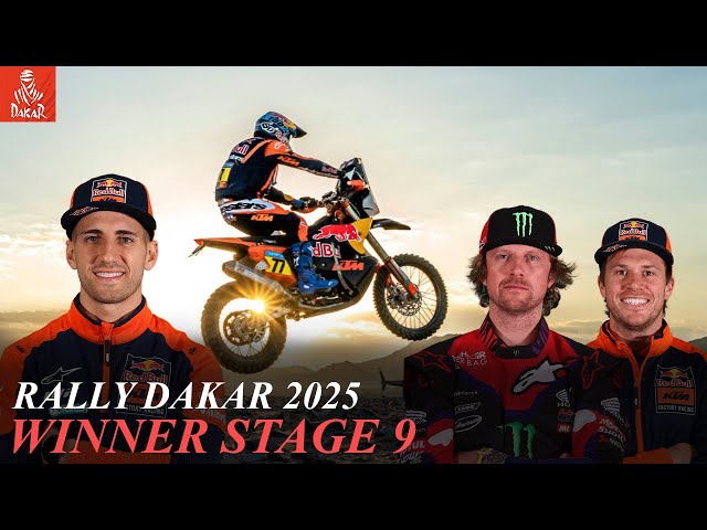 Stage 9 Results Dakar Rally 2025 - Bike. Luciano Benavides Wins Stage