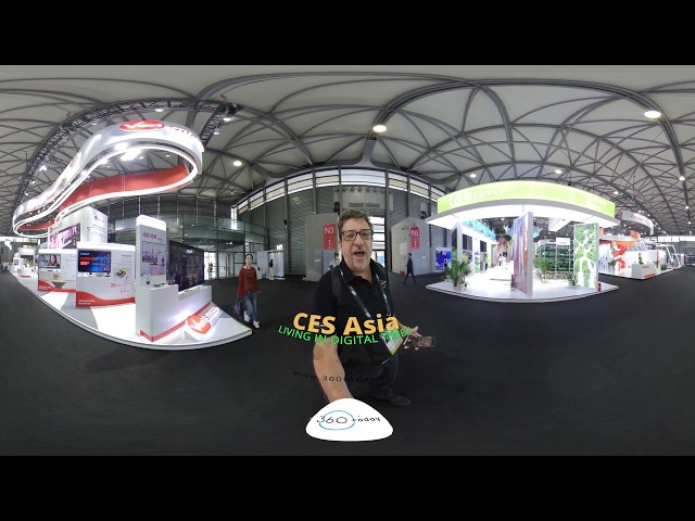 Tiny Planet HyperLapse View of the N3 Hall at CES Asia