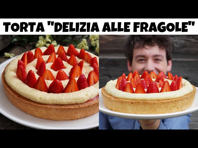 TORTA FRANGIPANE ALLE FRAGOLE E CREMA “SOFFICE”: Ricetta per la Festa della Mamma | Davide Zambelli