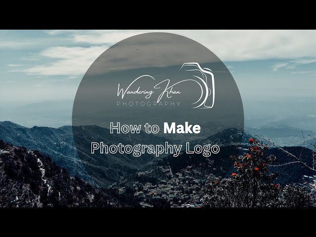 How to create Photography Logo with CANVA | #canva #logodesign