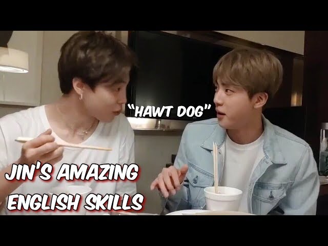 jin speaking better english than you