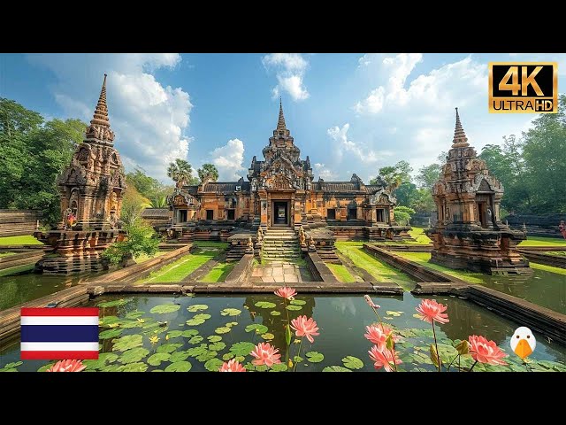 Phanom Rung, Thailand🇹🇭 Uncover Thailand's Top Preserved Khmer Ruins (4K UHD)