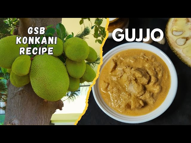 Kadgi Gujjo - Ponosu Gojju - Raw Jackfruit Mangalore Style GSB Konkani Recipe | Amchi Vasari