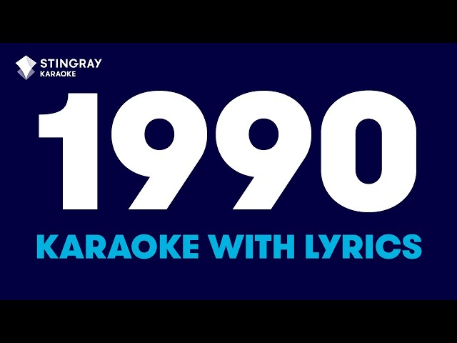 BEST SONGS FROM 1990 IN KARAOKE WITH LYRICS | Non Stop Karaoke Music Playlist by  @StingrayKaraoke