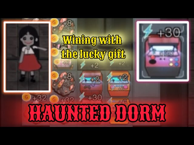 Haunted dorm _ how I defeated the dream hunter with a lucky Gift  from the Aladdin box.