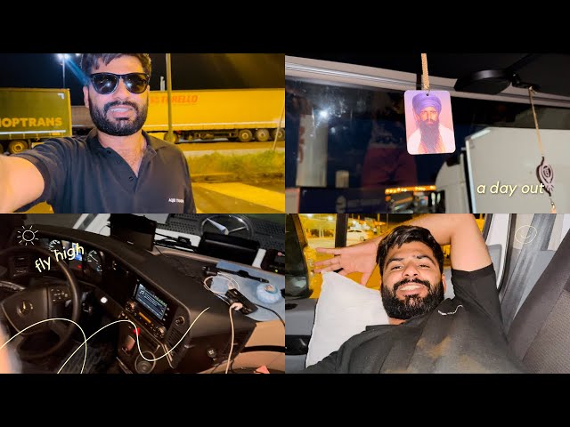 We slept in truck| Met with Indian brother Manpreet Singh| work routine