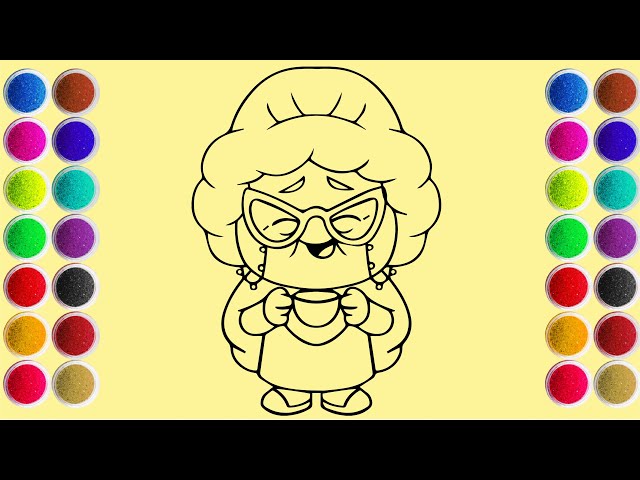 How To Draw and Coloring Nostalgia From Inside Out 2 - Sand Painting