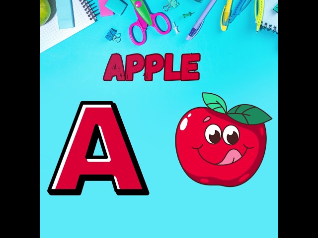 ABC Phonic Songs-Toddler Learning Video Songs. A A Apple. Nursery Rhymes. Alphabet Song for kids