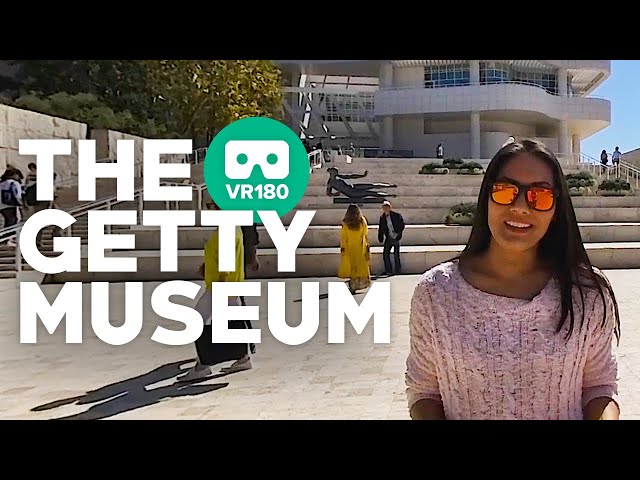 VR180 Getty Center Museum Tour | 3D VR Insta360 EVO