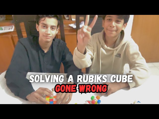 Solving A Rubik's Cube Gone WRONG!!