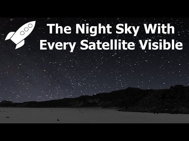 If You Could See Every Satellite, What Would The Sky Look Like? 360/VR