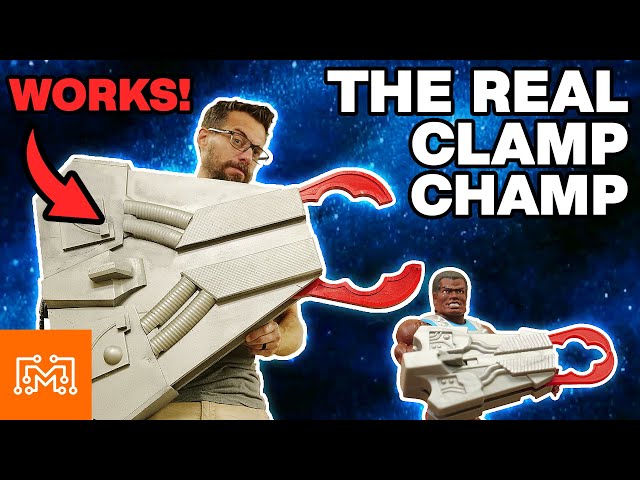 Making a Pneumatic Powered He Man Clamp | I Like To Make Stuff