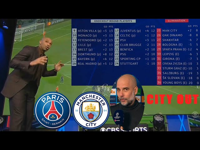 PSG vs Man City 4-2 Thierry Henry & Carragher Review PSG's Crazy Comeback💥 City OUT? Pep Reaction