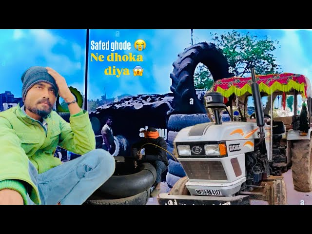 Aaj Safed Ghode Ne Diya Dhoka 😱 | Guruveer Vlogs | Long Vlog (5) Trector Video long