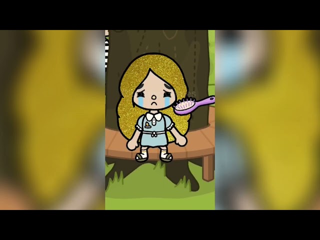 Golden Hair  👱‍♀️🤑😍  ! CABELO DOURADO TOCA LIFE WORLD !  | Sad Story | Toca Life World |  Toca Story