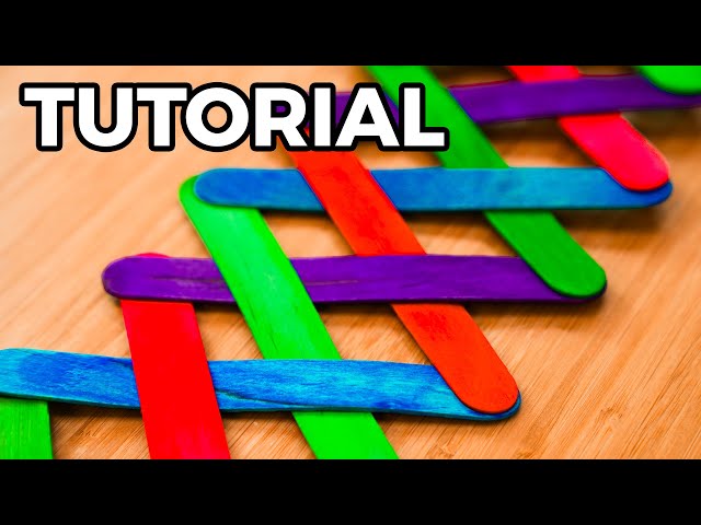 How to Build a Popsicle Stick Bomb (Cobra Weave Technique)