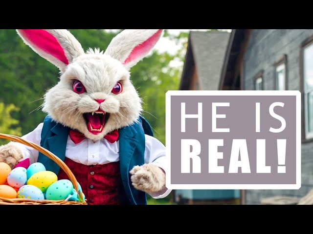 #easter #bunny IS REAL ( and judging you harshly )