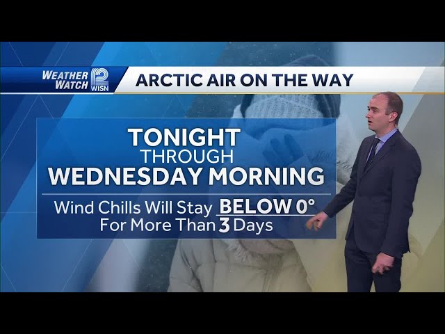 Wisconsin braces for freezing temperatures as Arctic air moves in