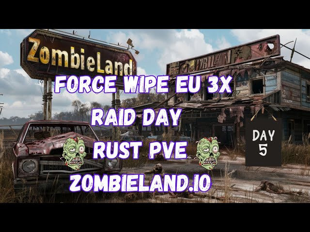 Let's Play Rust ZombieLand 3X EU Server ( Day 3  )