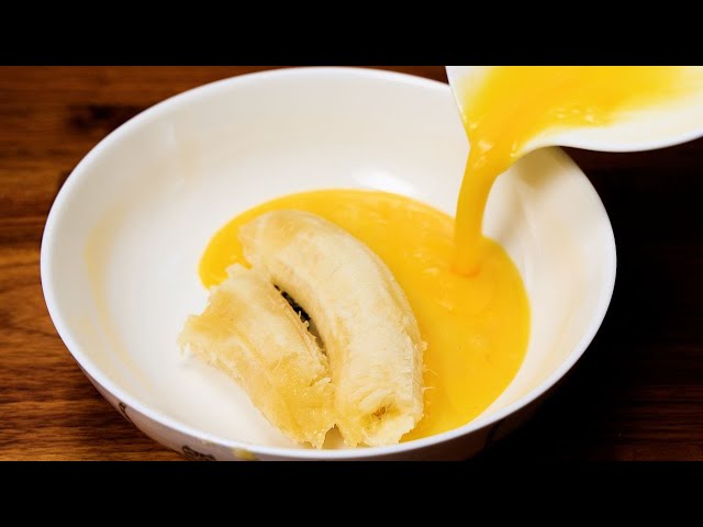 If you have 1 banana and 2 eggs, make this 5 minutes recipe for breakfast