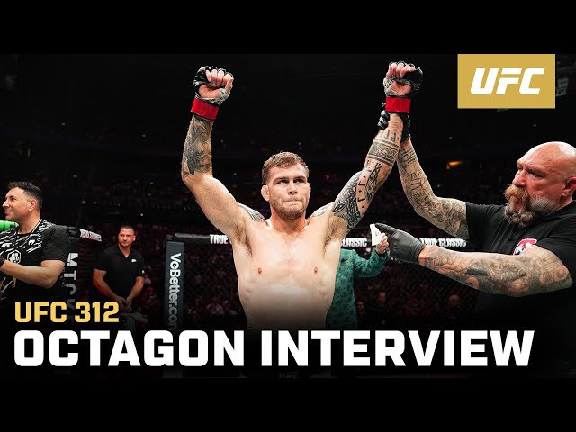 Jake Matthews Octagon Interview | UFC 312