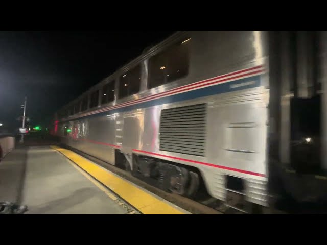 Full Arrival And Departure of Amtrak Coast  Starlight 11