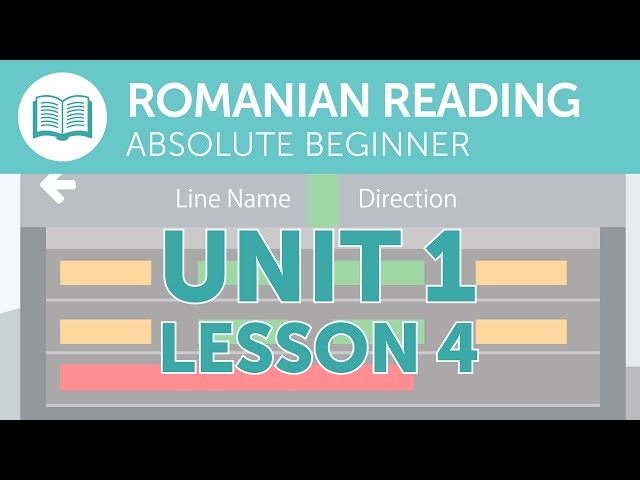 Romanian Reading Practice for Absolute Beginners - A Romanian Notice at the Station