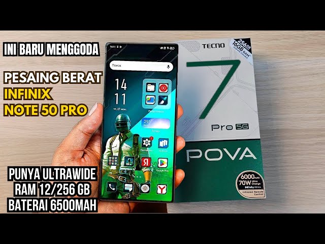 BATAL PILIH INFINIX NOTE 50 PRO! TIBA2 HADIR TECNO POVA 7 PRO 5G - ASLI GAK PELIT SPEK MASIH MURAH