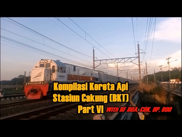 Kompilasi Kereta Api Ngebut di Cakung (Bagian 6)