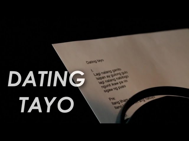 TJ Monterde - Dating Tayo (Lyric Video)