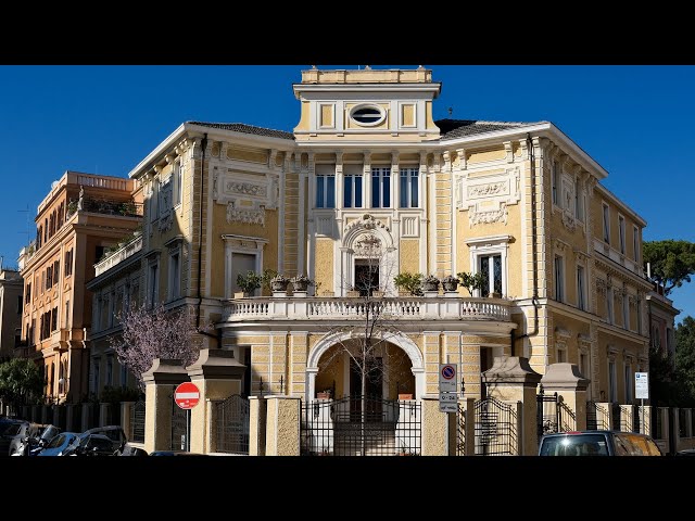 Rome Virtual Tour. The Upscale Nomentano District [Multi CC]. ITALY - Slow TV [4K HDR].