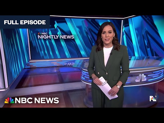 Nightly News Full Episode - Jan. 19