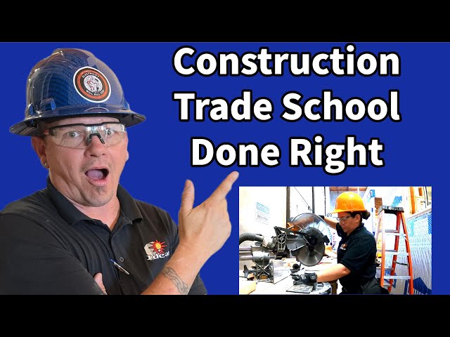 Why we do construction trade school right #construction