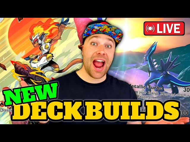 OPENING PACKS & BUILDING NEW DECKS! | Space Time Smackdown Pokemon TCG Pocket