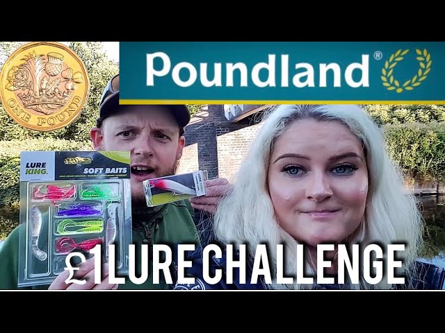 UK Canal Lure Fishing: Poundland £1 Bait Challenge!