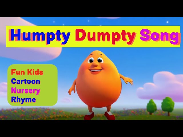 Humpty Dumpty Song | Fun Kids Cartoon Nursery Rhyme