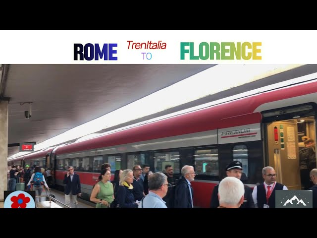 Train Journey From Rome to Florence | TrenItalia | Italy 🇮🇹