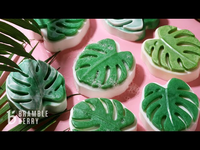 Amanda Makes Monstera Leaf Soap - Melt & Pour for Beginners | Bramble Berry