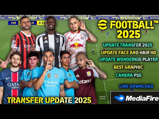 eFootball PES 25 TERUPDATE TRANSFER 2025 UPDATE FACE AND HAIR HD