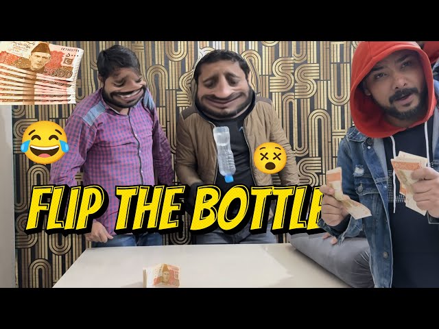 Flip the Bottle or Face the Punishment! 😂🎯 #bottleflip #challenge #games #fun #fyp