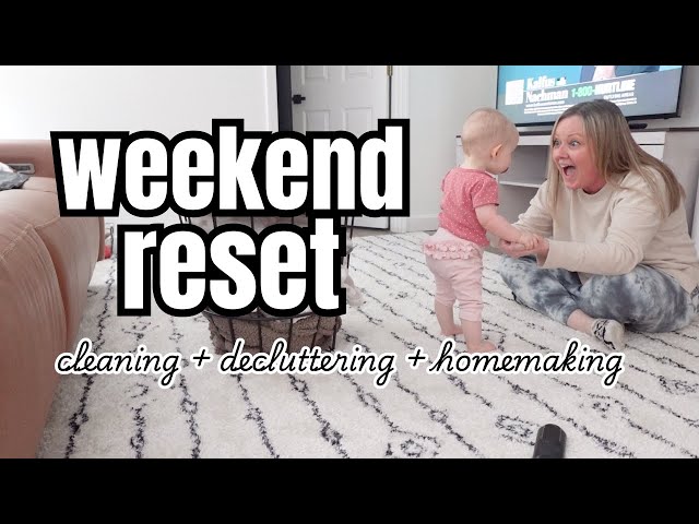 Slow & Cozy Weekend Homemaking : Clean & Declutter With Me