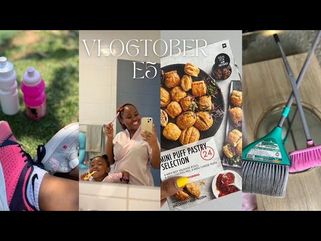 VLOGTOBER E5| Life of a toddler mom | Morning routine | House Chores + Mom Duties| SA YouTuber