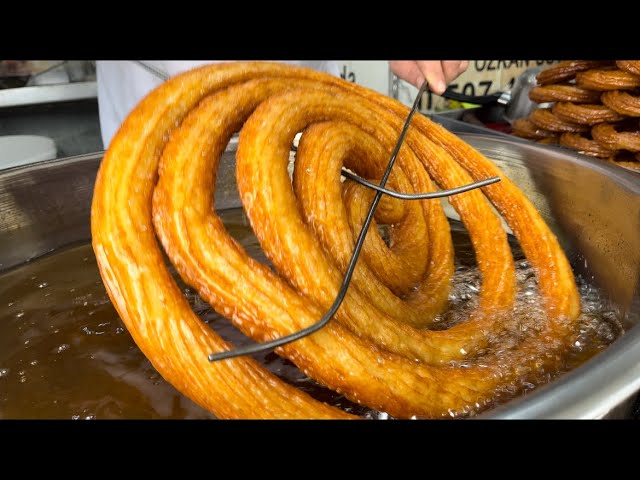 Giant Wheel Dessert / Turkish Street Food / Adana Burma