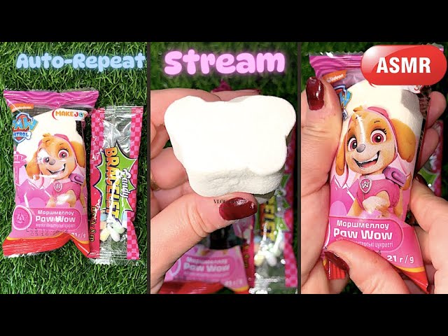 PAW Patrol Marshmallows Unboxing | ASMR Sweet Treats | Satisfying Candy 🍭🍫 2025  Auto-Repeat Stream