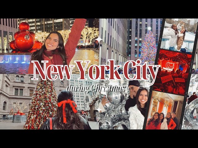 CHRISTMAS IN NYC | Vlog