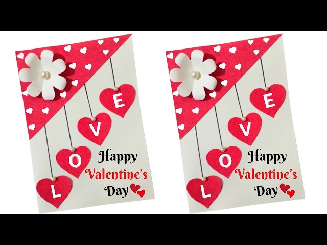 Beautiful Valentine's Day Card Making Ideas 2025 | Handmade Valentine's Day Greeting Card