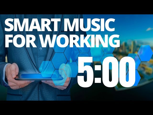 5 Minute Timer With Smart Music for Working and Productivity