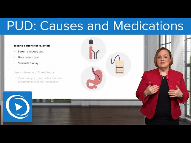 Peptic Ulcer Disease: Causes and Medications – Pharmacology | Lecturio Nursing