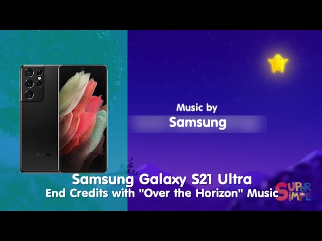 Lullaby Forest: End Credits with "Over the Horizon" music | Super Simple Songs | Samsung