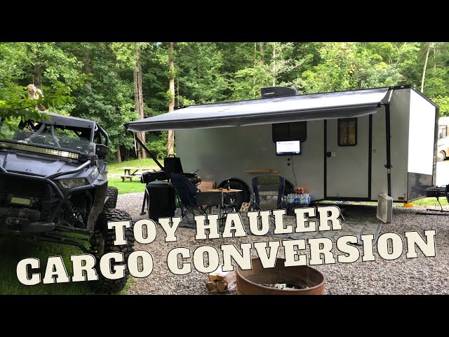 Cargo Trailer Camper Conversion - TOY HAULER / Tiny Home.